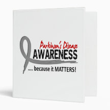 Awareness 2 Parkinson's Disease Vinyl Binders