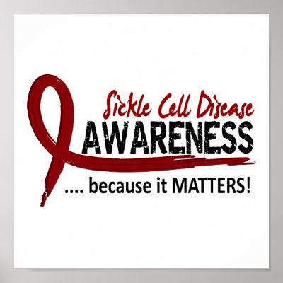 Awareness 2 Sickle Cell Disease Print by awarenessgifts