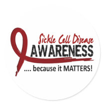 Awareness 2 Sickle Cell Disease Sticker