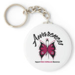 AWARENESS Butterfly Sickle Cell Anemia Key Chains