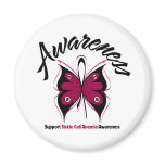 AWARENESS Butterfly Sickle Cell Anemia Fridge Magnet