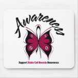 AWARENESS Butterfly Sickle Cell Anemia Mouse Pads