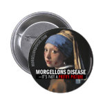Awareness Button – Girl with earring