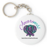 AWARENESS Domestic Violence & Sexual Assault Keychain