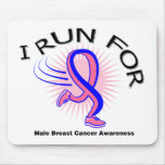 Awareness I Run For Male Breast Cancer Mousepad