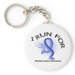 Awareness I Run For Stomach Cancer Key Chains
