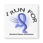 Awareness I Run For Stomach Cancer Magnets