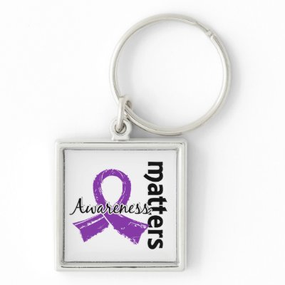 Awareness Matters 7 Alzheimer's Disease Keychain by awarenessgifts