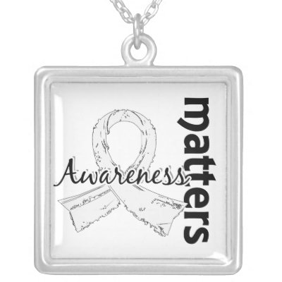 Awareness Matters 7 Bone Cancer Pendants by awarenessgifts