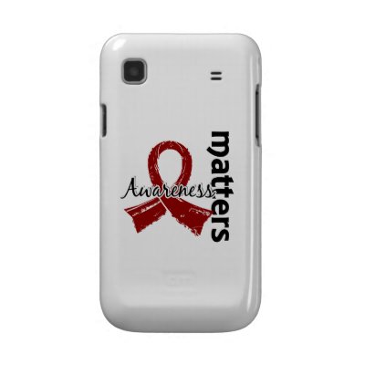 Awareness Matters 7 Brain Aneurysm Samsung Galaxy S Cases by awarenessgifts