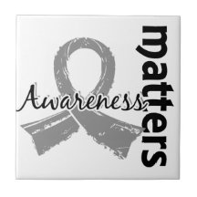 Awareness Matters 7 Brain Cancer Ceramic Tiles