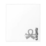 Awareness Matters 7 Brain Tumor Note Pad