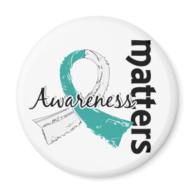 Awareness Matters 7 Cervical Cancer Refrigerator Magnets by awarenessgifts