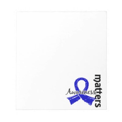 Awareness Matters 7 Colon Cancer Memo Note Pads by awarenessgifts