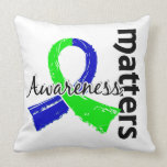 Awareness Matters 7 EDS Throw Pillows