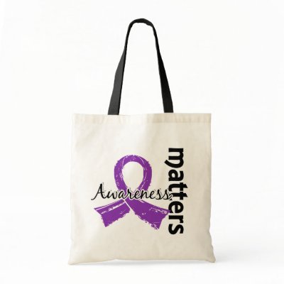 Awareness Matters 7 Fibromyalgia Canvas Bag by awarenessgifts