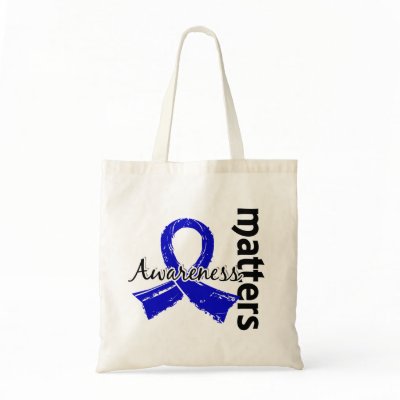 Awareness Matters 7 Huntington's Disease Canvas Bags by awarenessgifts