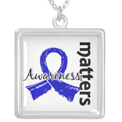 Awareness Matters 7 Huntington's Disease Custom Necklace by awarenessgifts