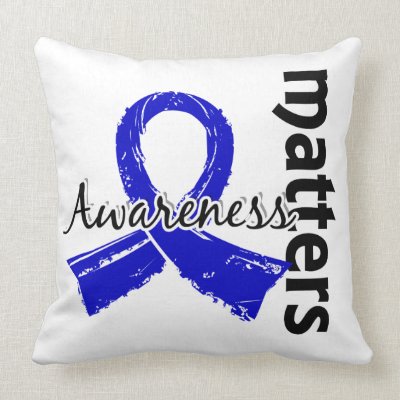 Awareness Matters 7 Huntington's Disease Throw Pillow by awarenessgifts