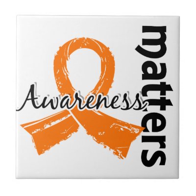 Awareness Matters 7 Kidney Cancer Ceramic Tiles by awarenessgifts
