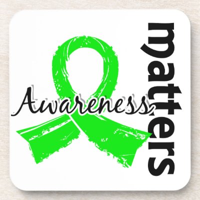 Awareness Matters 7 Lymphoma Drink Coaster by awarenessgifts