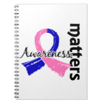 Awareness Matters 7 Male Breast Cancer Spiral Note Books