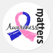 Awareness Matters 7 Male Breast Cancer Stickers