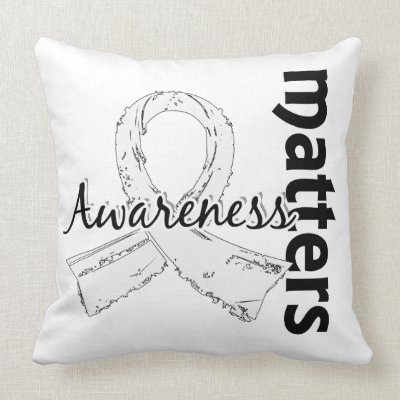 Awareness Matters 7 Mesothelioma Pillows by awarenessgifts