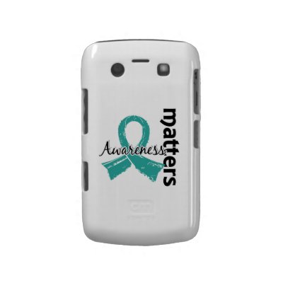 Awareness Matters 7 Peritoneal Cancer Blackberry Case by awarenessgifts