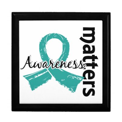 Awareness Matters 7 Peritoneal Cancer Trinket Boxes by awarenessgifts