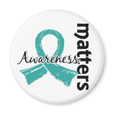 Awareness Matters 7 Peritoneal Cancer Refrigerator Magnet by awarenessgifts