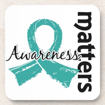 Awareness Matters 7 PKD Coaster by awarenessgifts