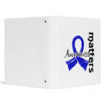 Awareness Matters 7 Rectal Cancer Vinyl Binder