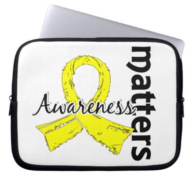 Awareness Matters 7 Sarcoma Computer Sleeves by awarenessgifts