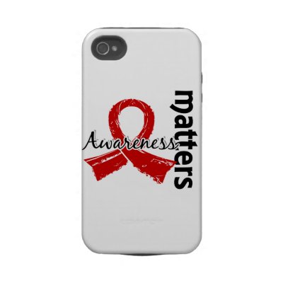 Awareness Matters 7 Stroke Iphone 4 Tough Cases by awarenessgifts