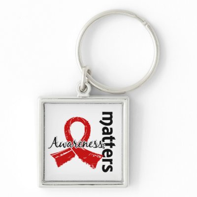 Awareness Matters 7 Stroke Keychains by awarenessgifts