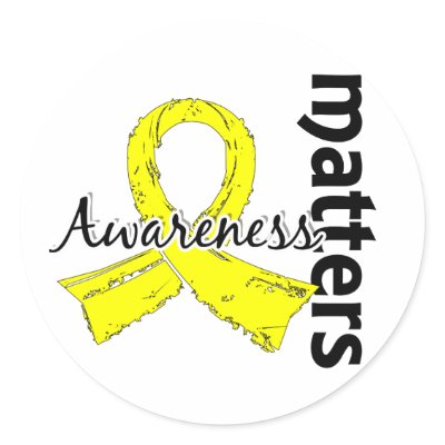 Awareness Matters 7 Testicular Cancer Stickers by awarenessgifts