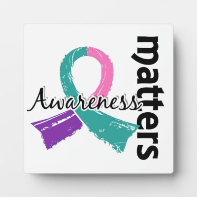 Awareness Matters 7 Thyroid Cancer Plaque by awarenessgifts