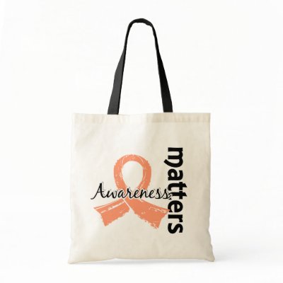 Awareness Matters 7 Uterine Cancer Canvas Bags by awarenessgifts