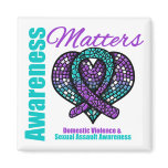 Awareness Matters Domestic Violence Refrigerator Magnet