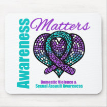 Awareness Matters Domestic Violence Mousepad