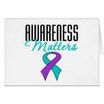 Awareness Matters Domestic Violence Sexual Assault Greeting Card