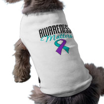 Awareness Matters Domestic Violence Sexual Assault Doggie T Shirt