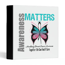 Awareness Matters Hereditary Breast Cancer Vinyl Binders