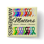 Awareness Matters Ribbons Of Cancer Pins