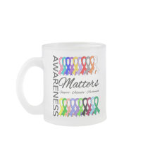 Awareness Matters Ribbons Of Cancer Coffee Mug