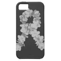 Awareness Ribbon In Gray/Silver iPhone 5 Cover