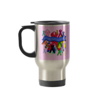 Awareness Ribbons for Universal Health Care Mugs