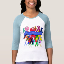 Awareness Ribbons for Universal Health Care t-shirts