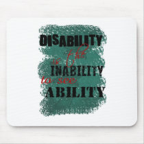 Awareness tee disability is copy mousepads